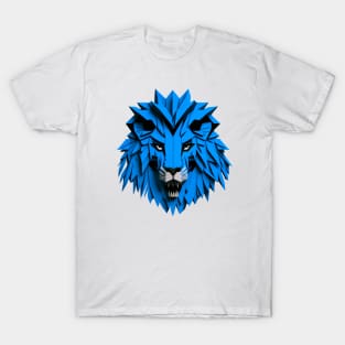 Origami Blue Lion T-Shirt